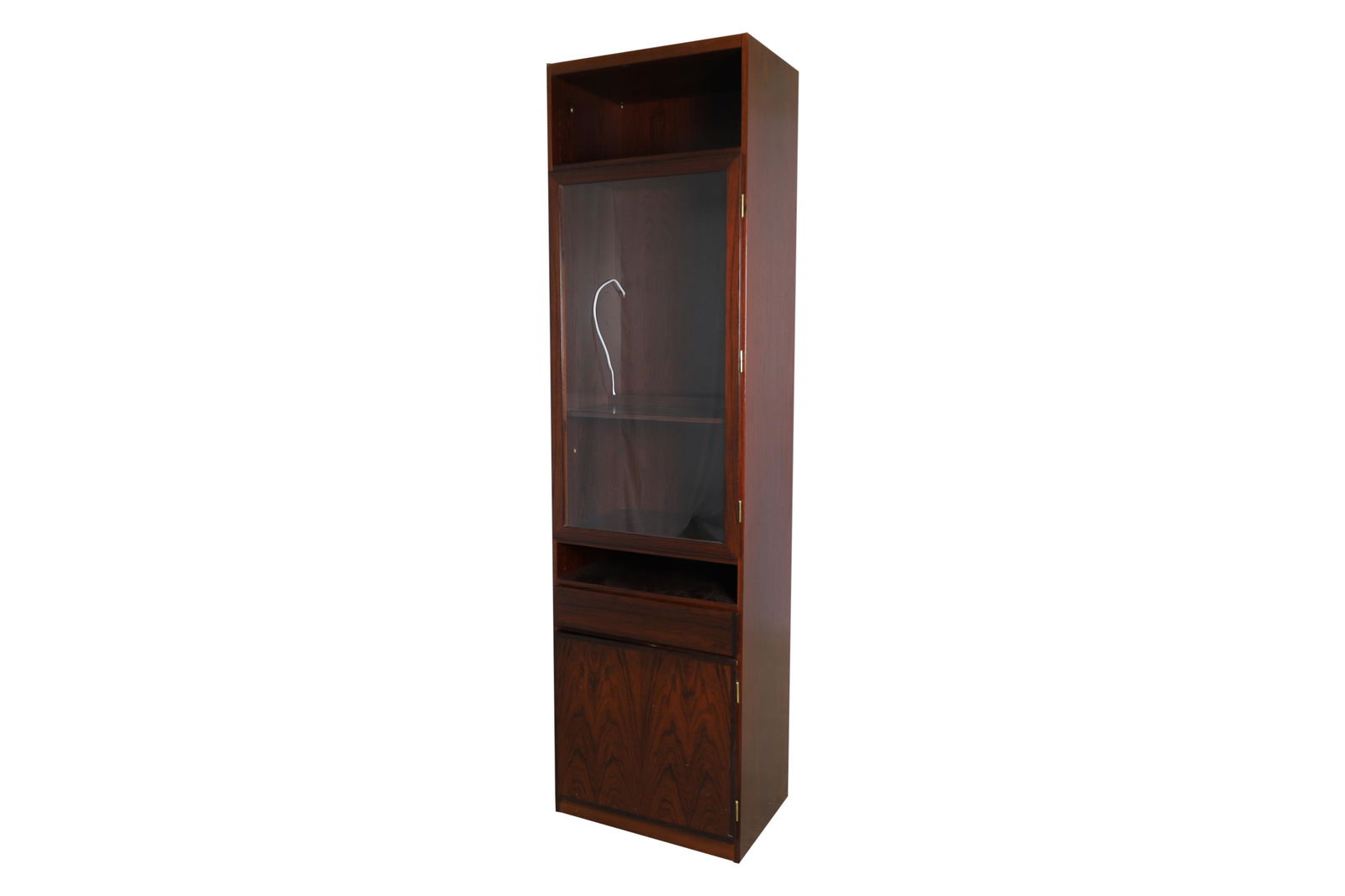 Omann Jun - Danish Rosewood Cabinet: Omann Jun Danish rosewood cabinet. Dimensions - 84" x 23" x 15.5"