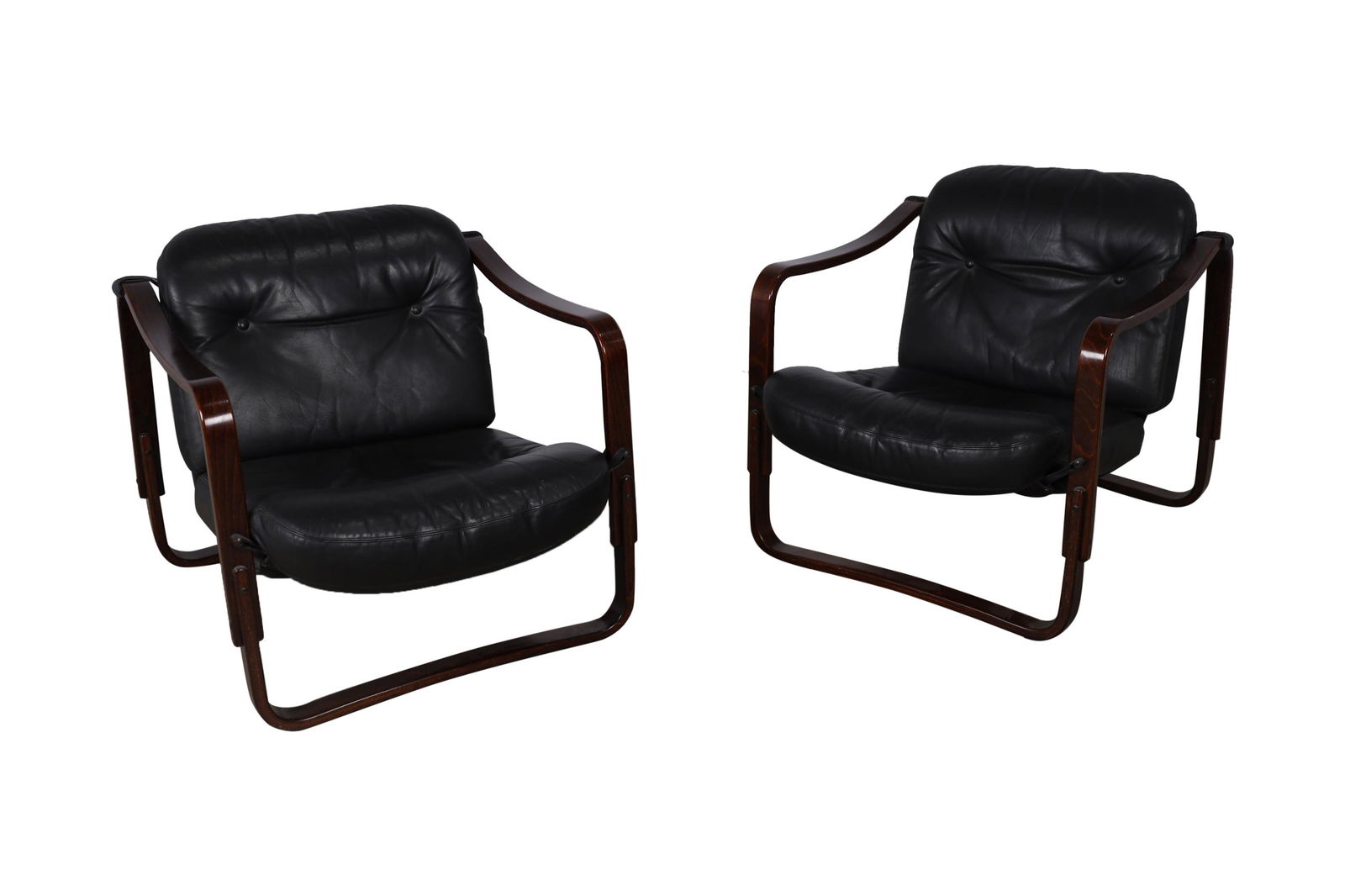 Westnofa - Bentwood Leather Chairs (1 of 6)