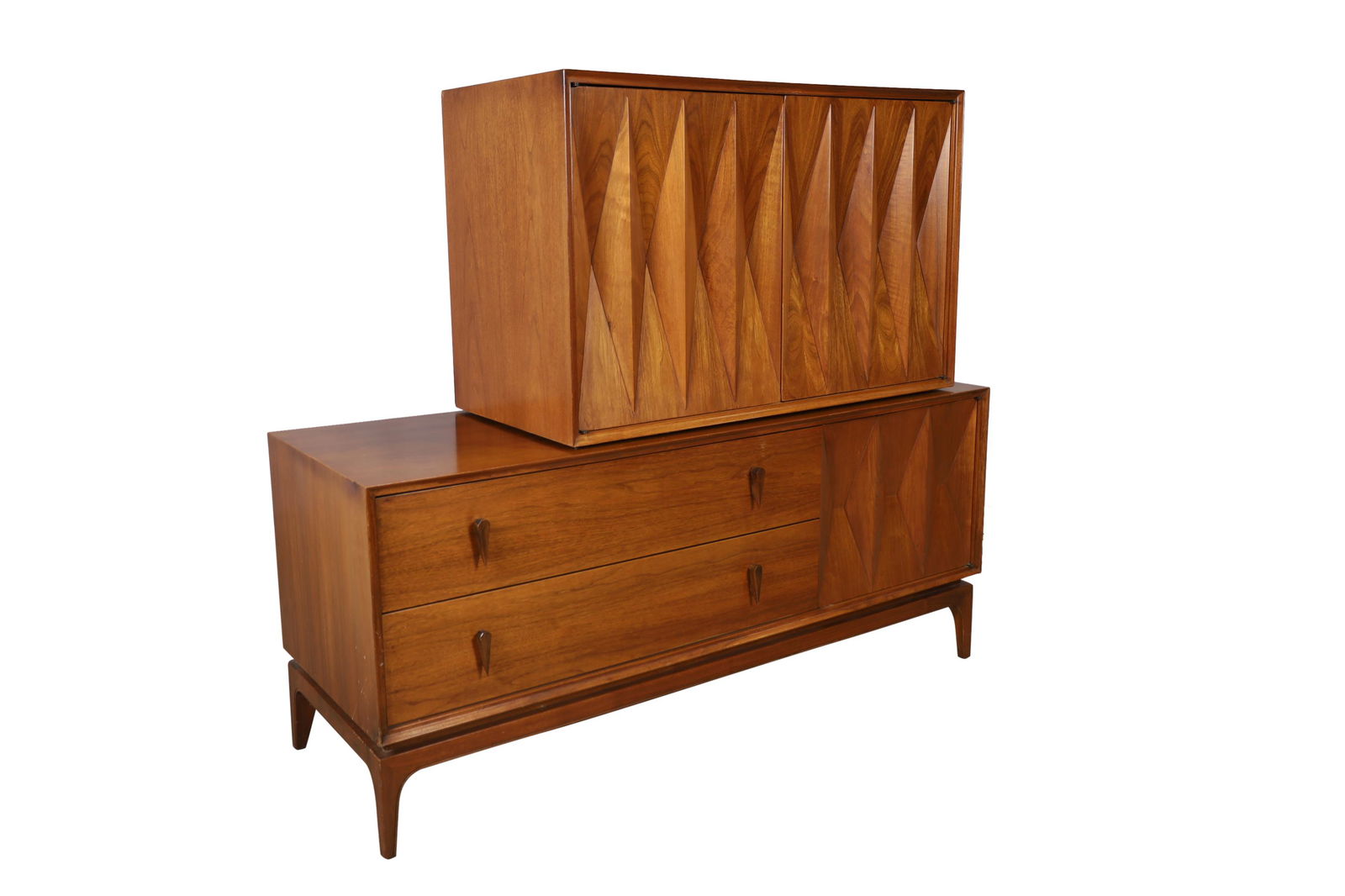 Alvin Parvin - Walnut Chest on Chest (1 of 9)