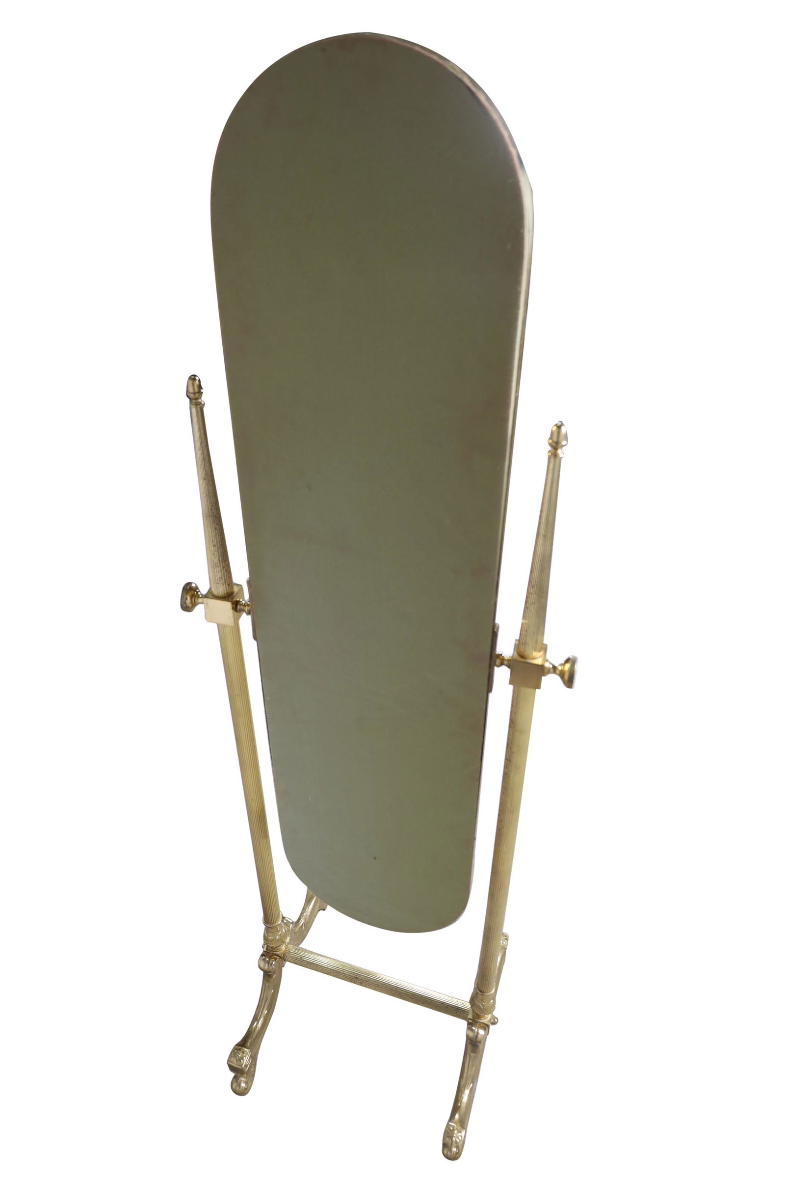 Brass Cheval Mirror (1 of 4)