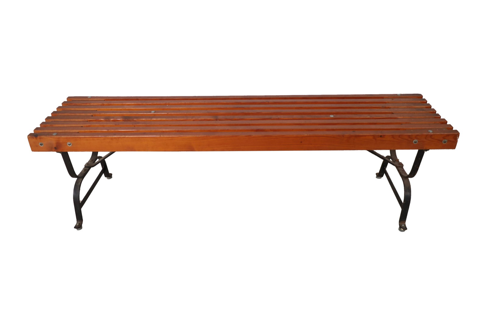 Iron Base Slat Bench (1 of 3)