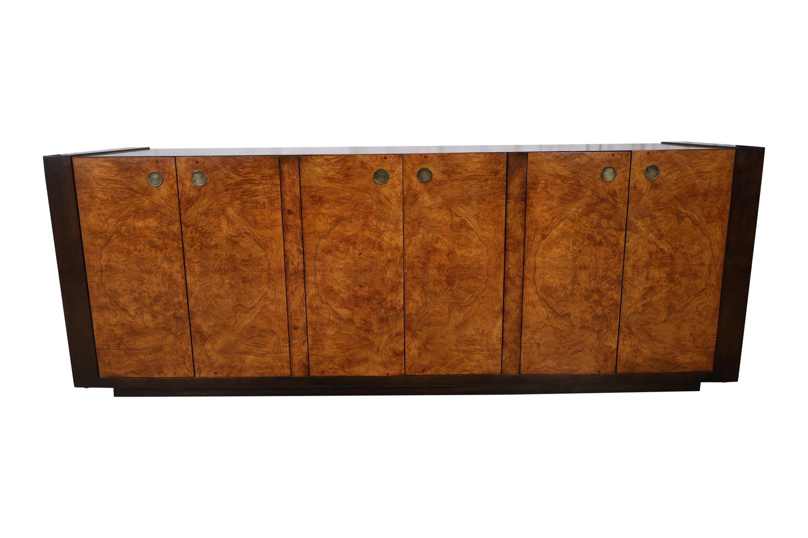 Century Burl and Ebony Credenza (1 of 6)