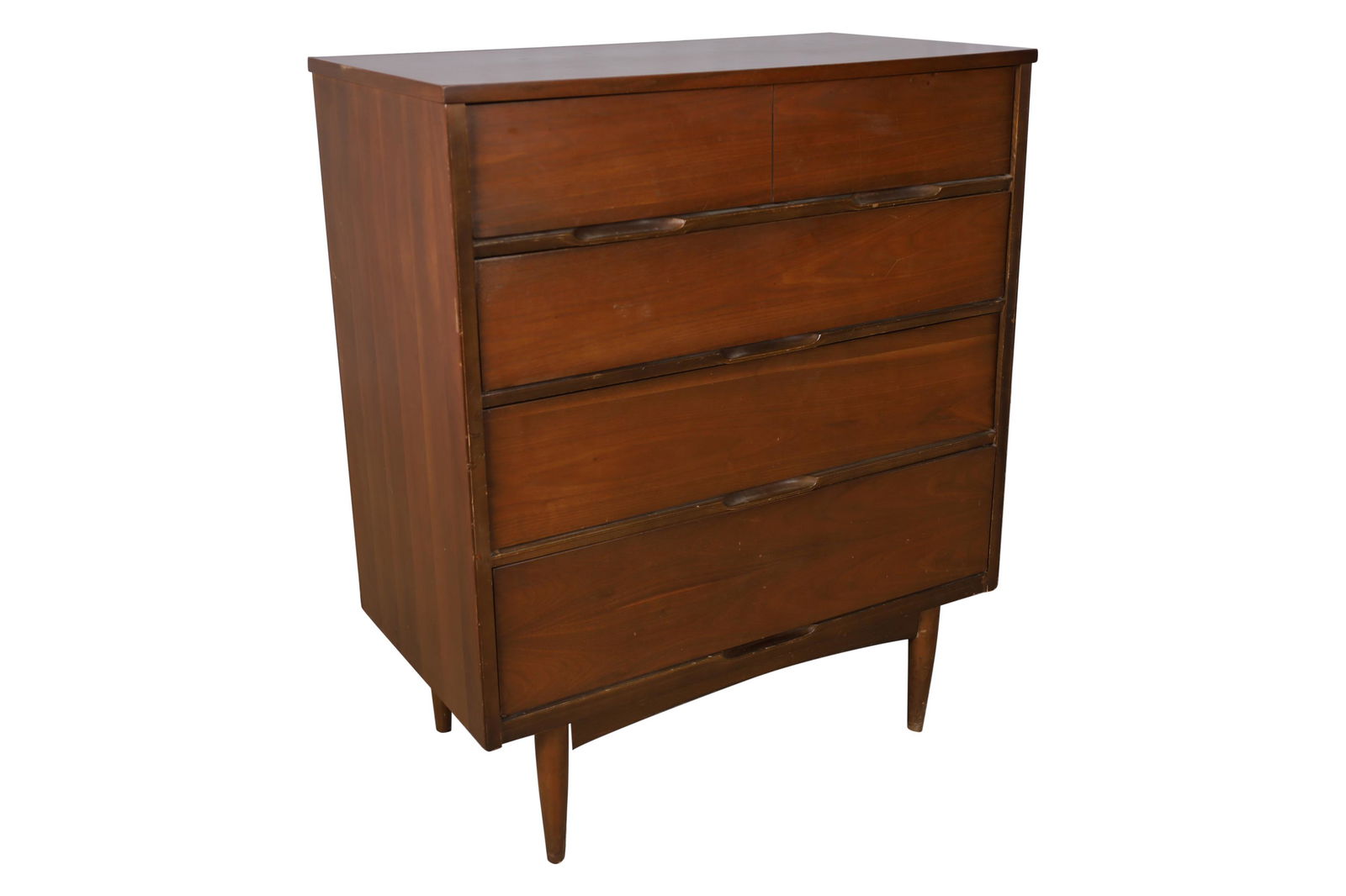Mid Century Walnut Chest (1 of 3)