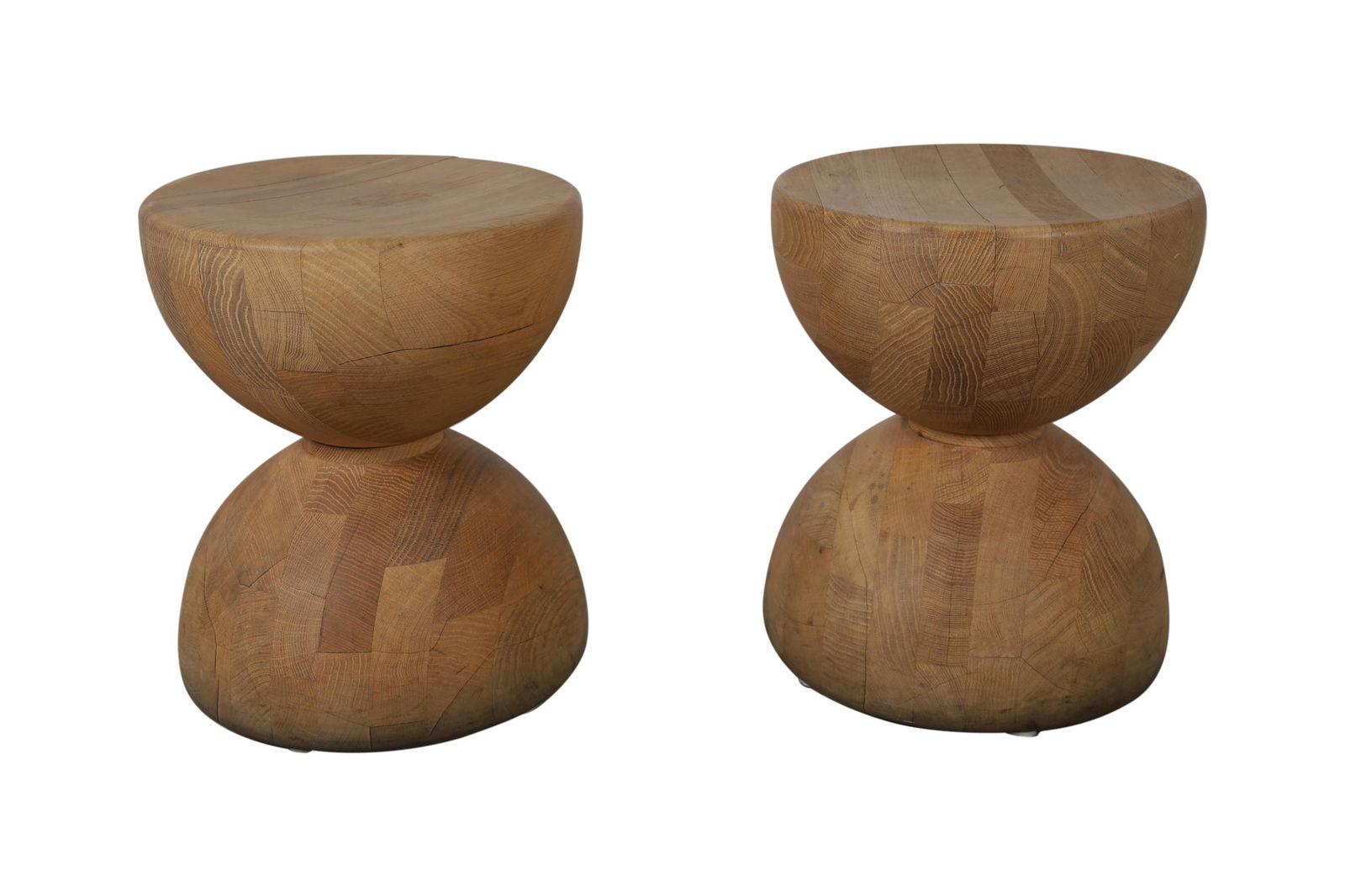 Contemporary Craft Turned Oak Stools (1 of 4)