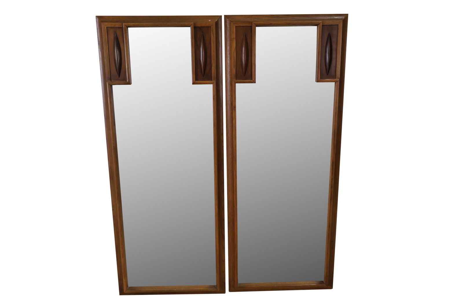 Mid Century Thomasville - Pecan and Rosewood Mirrors (1 of 3)