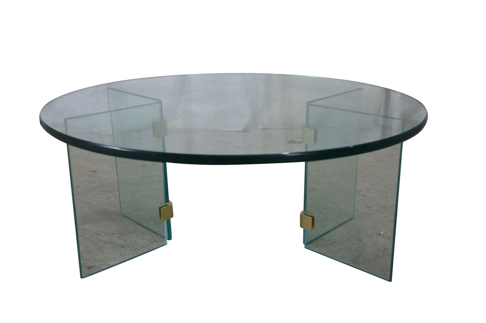 Pace - Brass and Glass Coffee Table (1 of 4)
