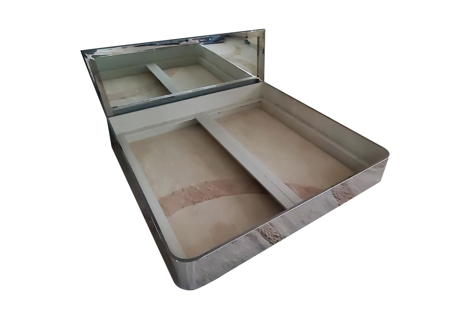 Polished Chrome King Size Bed (1 of 8)