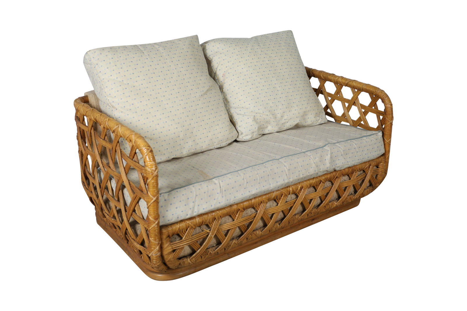 Rattan Settee (1 of 7)