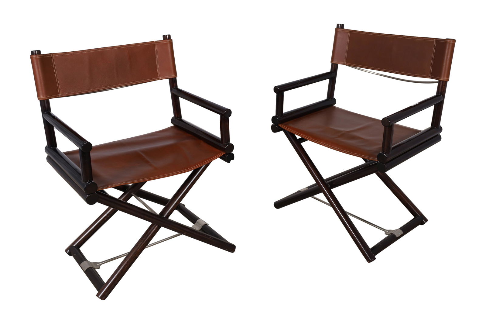 Coach - Leather Directors Chairs - Pair (1 of 7)