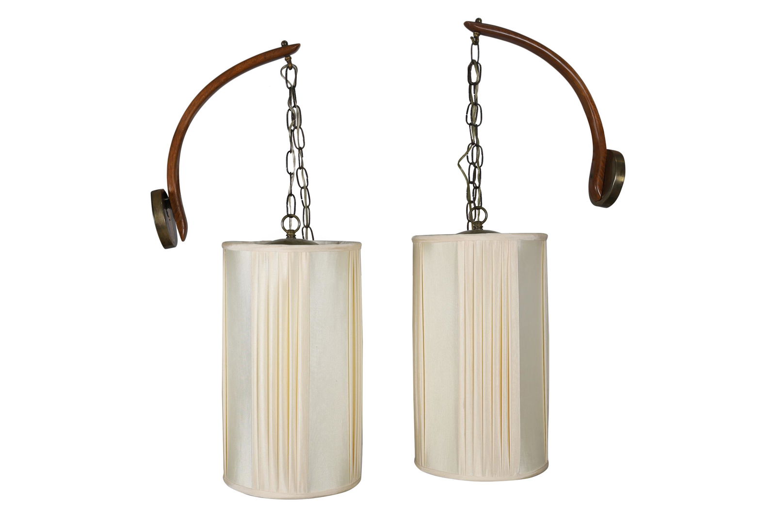 Mid Century Wall Mounted Swag Lamps (1 of 2)