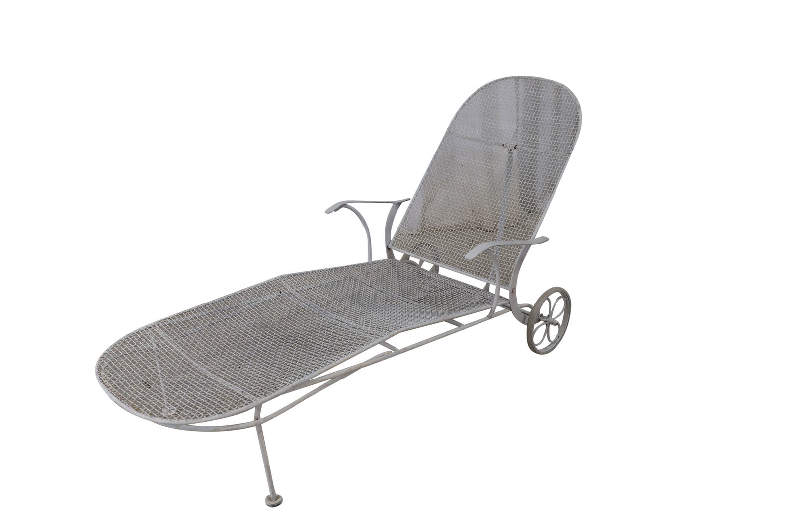 Russell Woodard - Sculptura Chaise Lounge: Russell Woodard Sculptura chaise lounge with pads. Dimensions - 37" x 26" x 60"