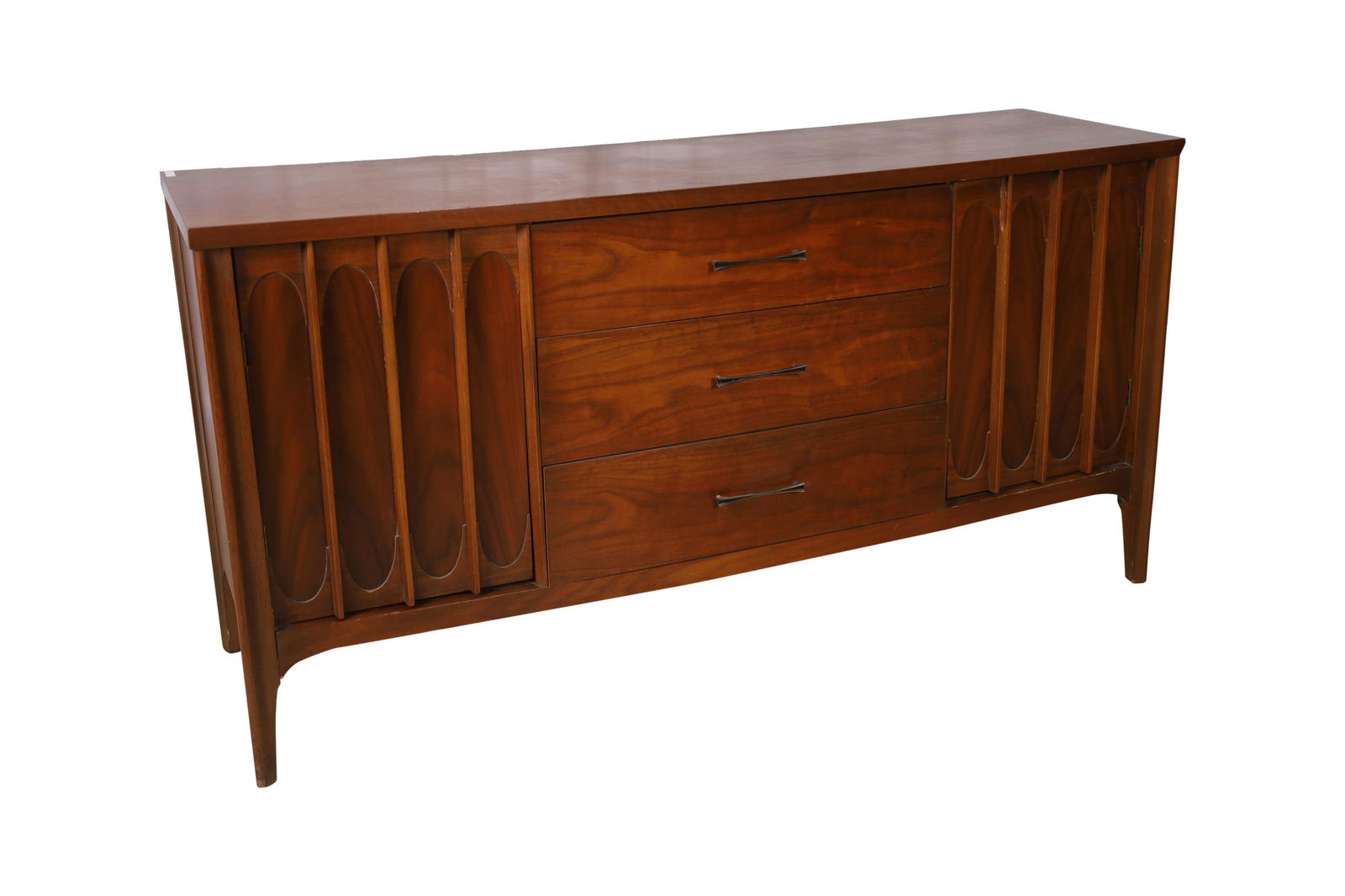 Brasilia Style Walnut Credenza (1 of 5)