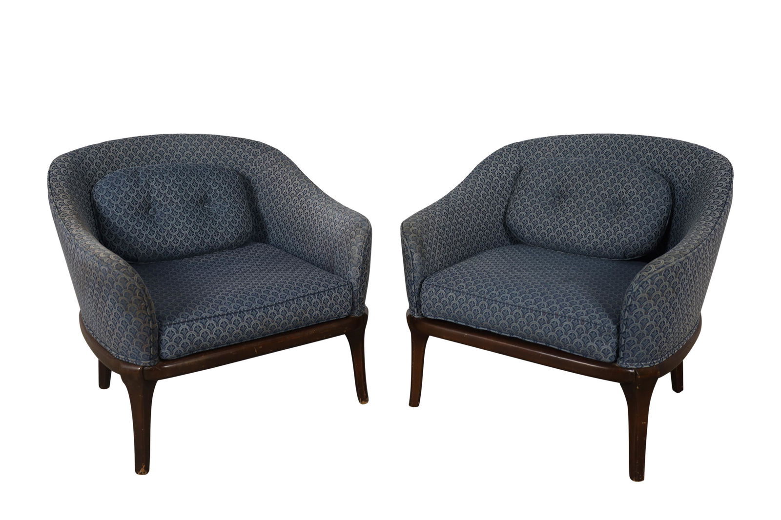 Mid Century Barrel Lounge Chairs (1 of 4)