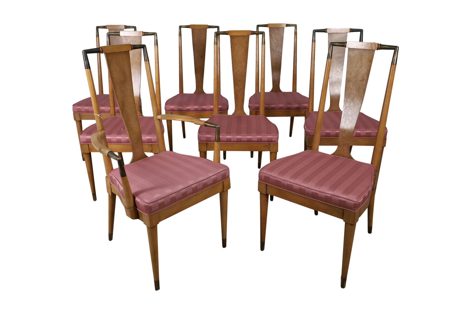 JJ Metz - Fruitwood and Burl Dining Chairs - 8 (1 of 5)
