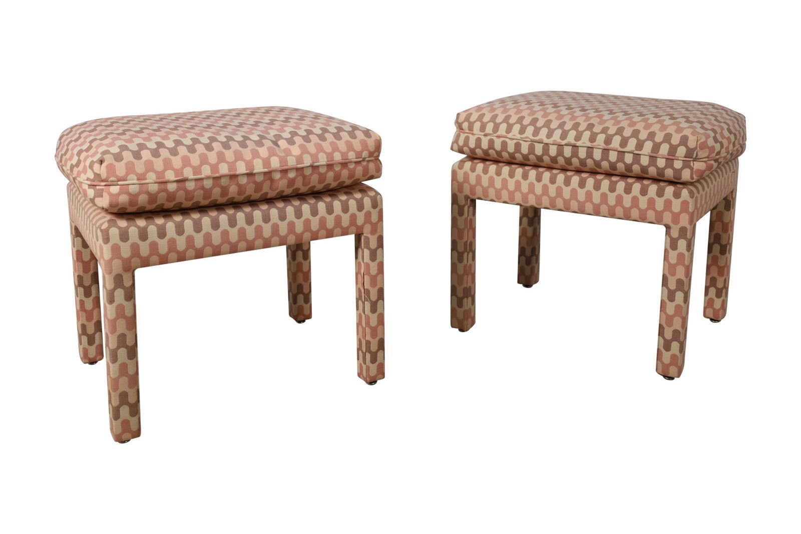 Milo Baughman Style Stools (1 of 3)