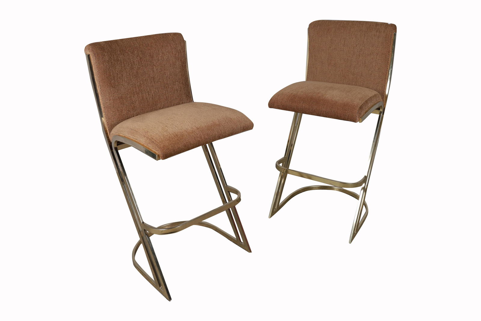 DIA Style Brass Stools - Pair (1 of 4)