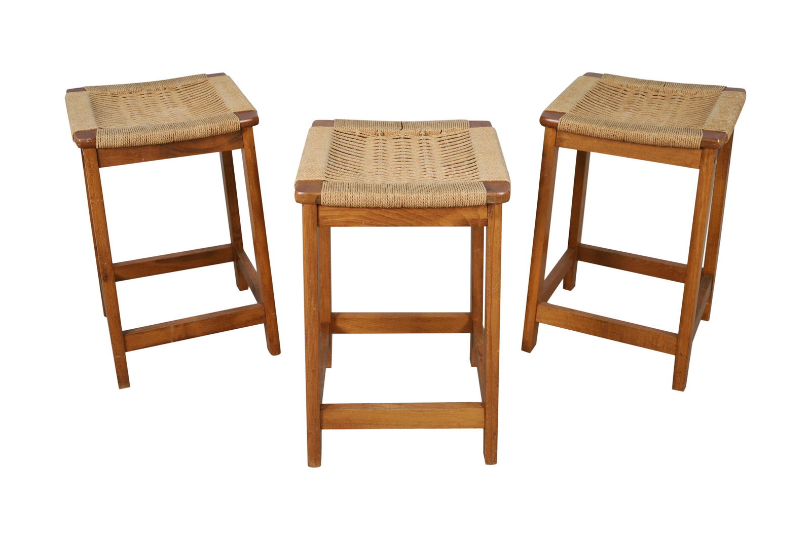 Yugoslavian Rope Stools - 3 (1 of 2)