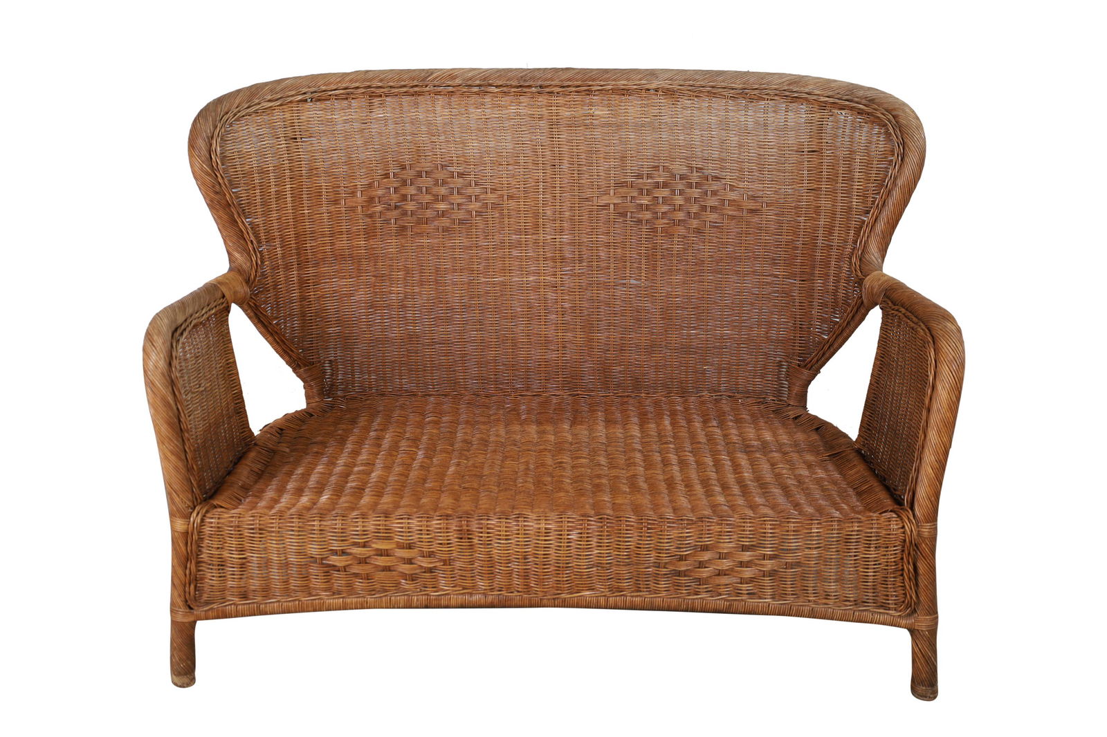 Wicker Loveseat (1 of 6)