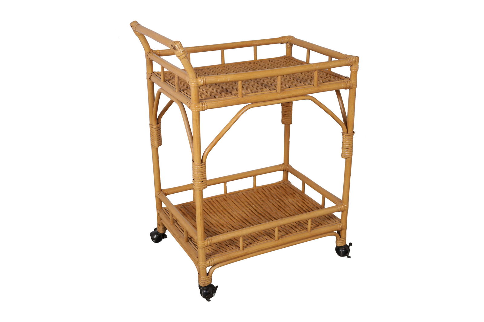 Rattan Serving Cart (1 of 3)