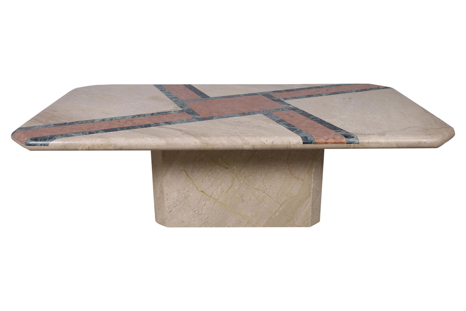 Italian Travertine Coffee Table (1 of 5)