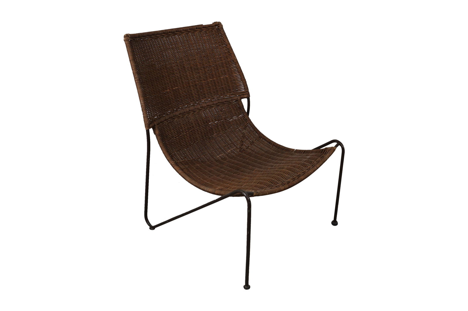 Frederick Weinberg - Iron and Wicker Chair (1 of 4)