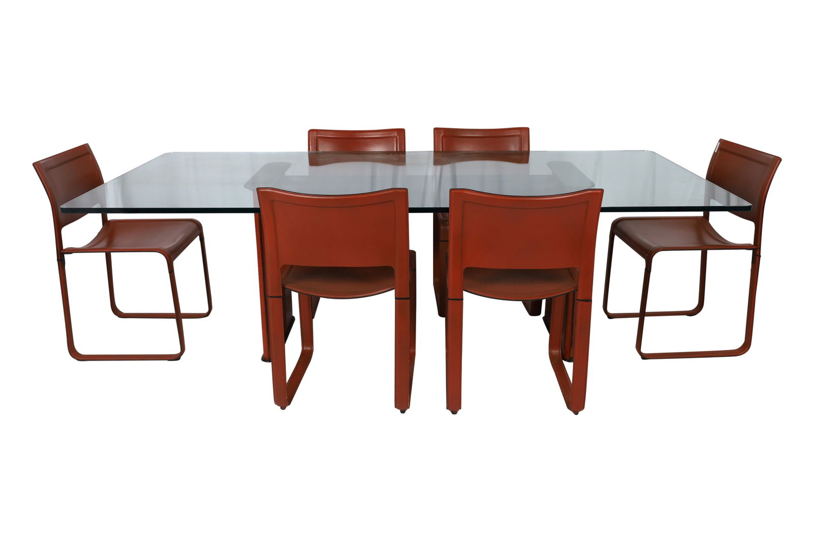 Matteo Graso - Leather Dining Table and 6 Chairs (1 of 6)