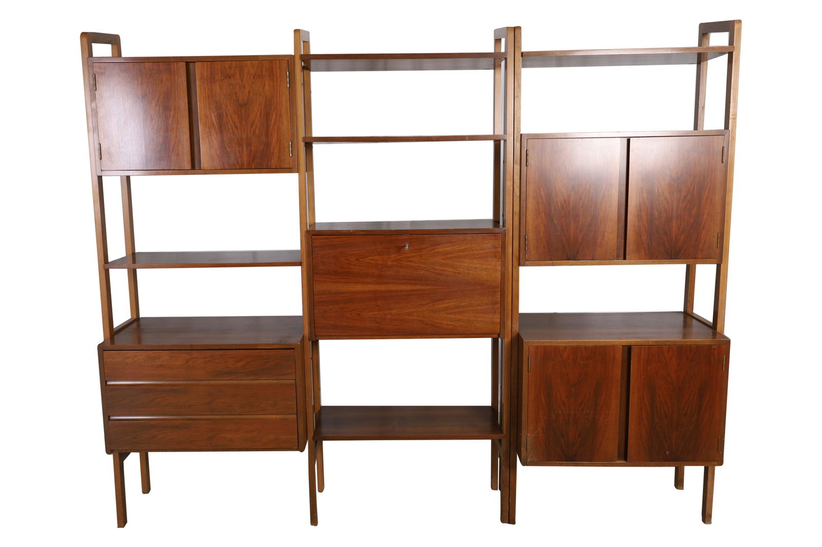 Free Standing Walnut Wall Unit (1 of 6)