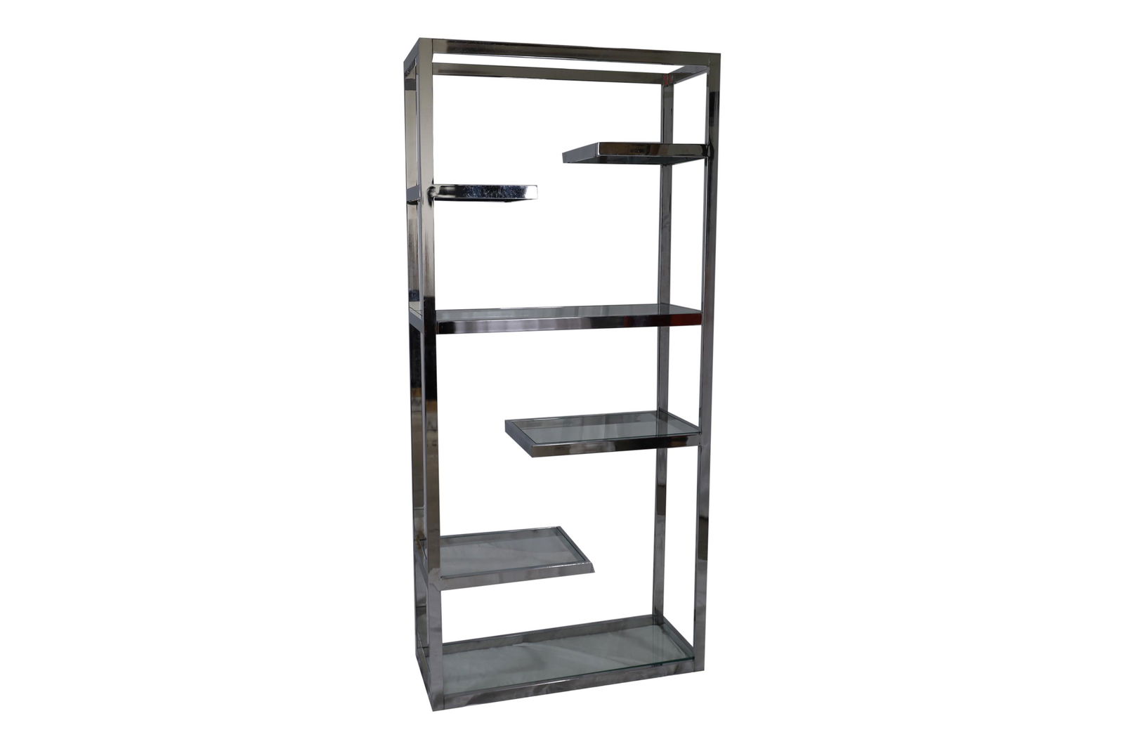 Milo Baughman Style Etagere (1 of 3)