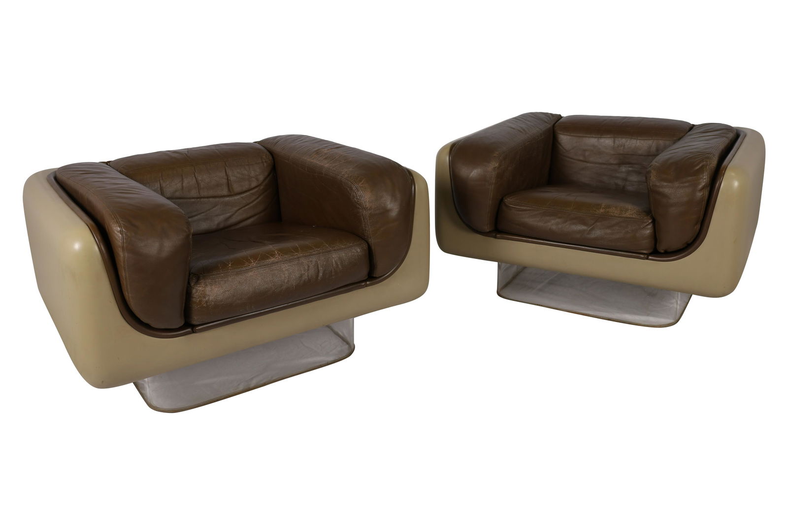 William Andrus - Fiberglass Club Chairs - Pair (1 of 6)