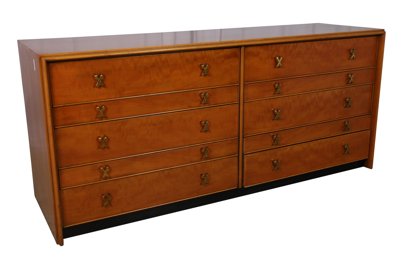 Paul Frankl - Long Dresser: Paul Frankl x pull long dresser. Dimensions - 30" x 72.5" x 23"