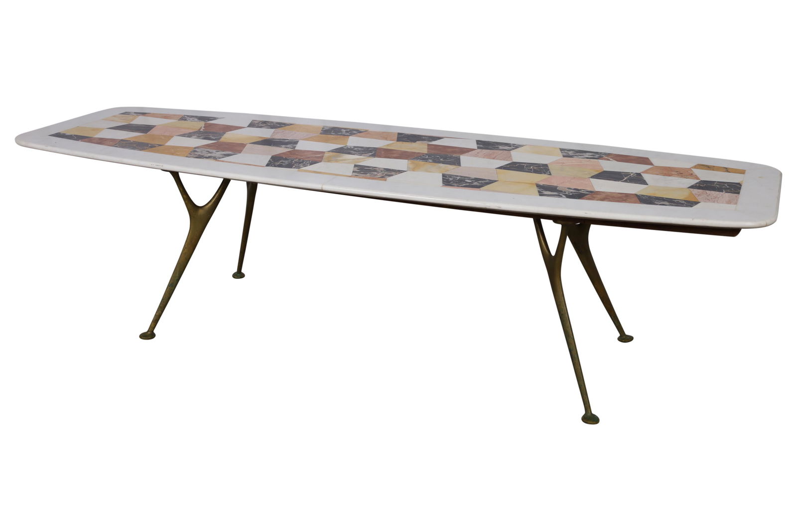 Italian Marble Surfboard Coffee Table (1 of 4)