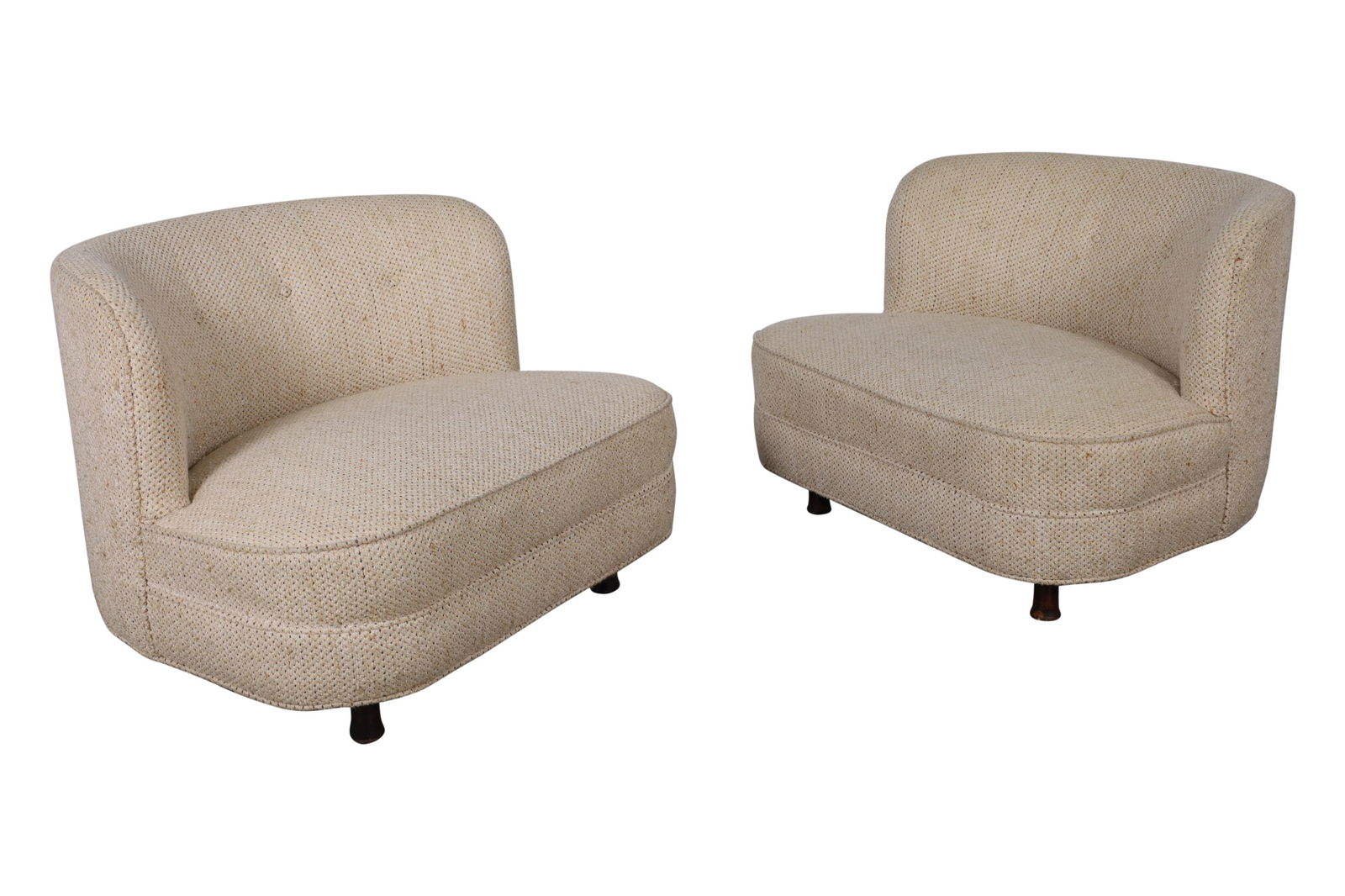 Mid Century Low Lounge Chairs - Pair (1 of 5)