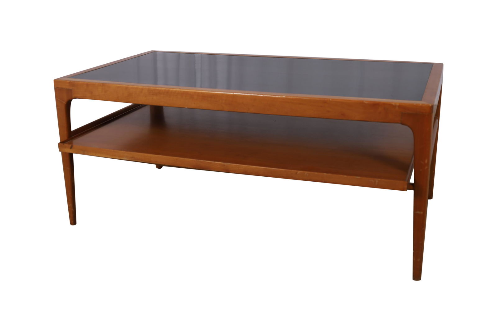Teak Laminate Top Coffee Table (1 of 5)