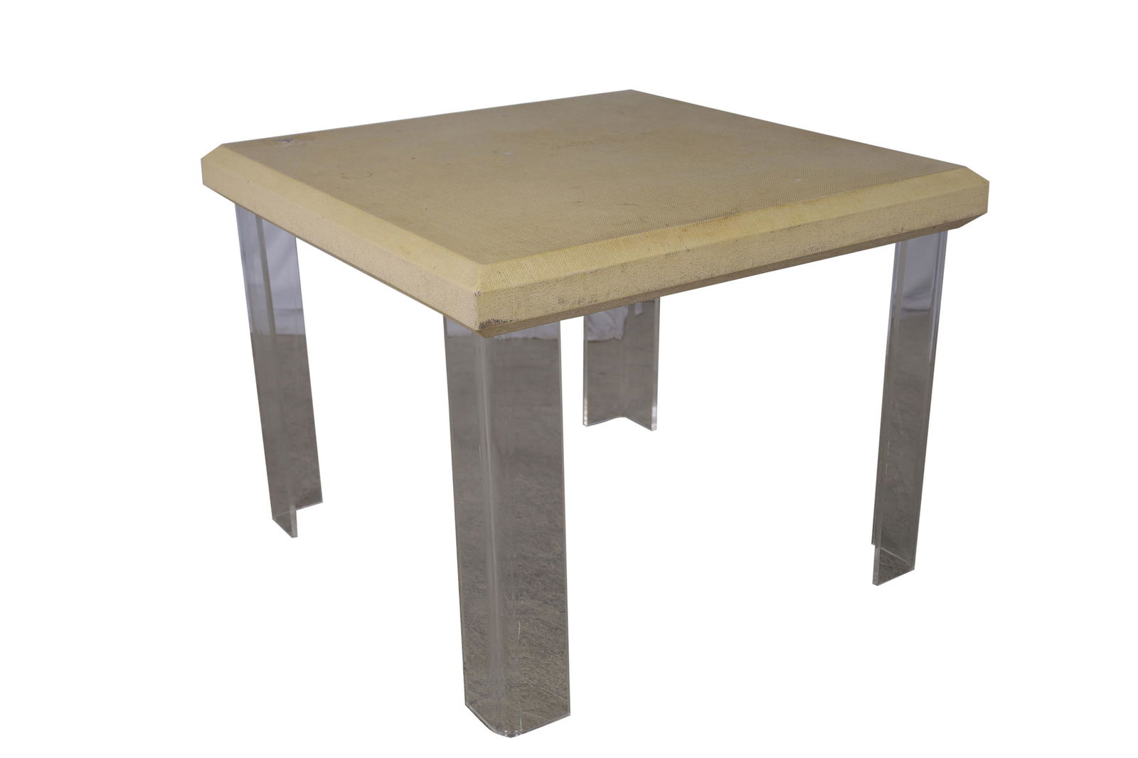 Raffia Lucite Game Table (1 of 4)
