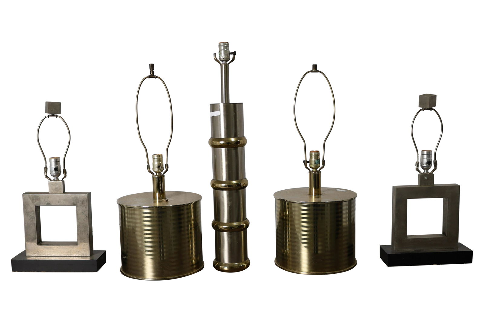 Chrome and Brass Lamps - 5 (1 of 2)