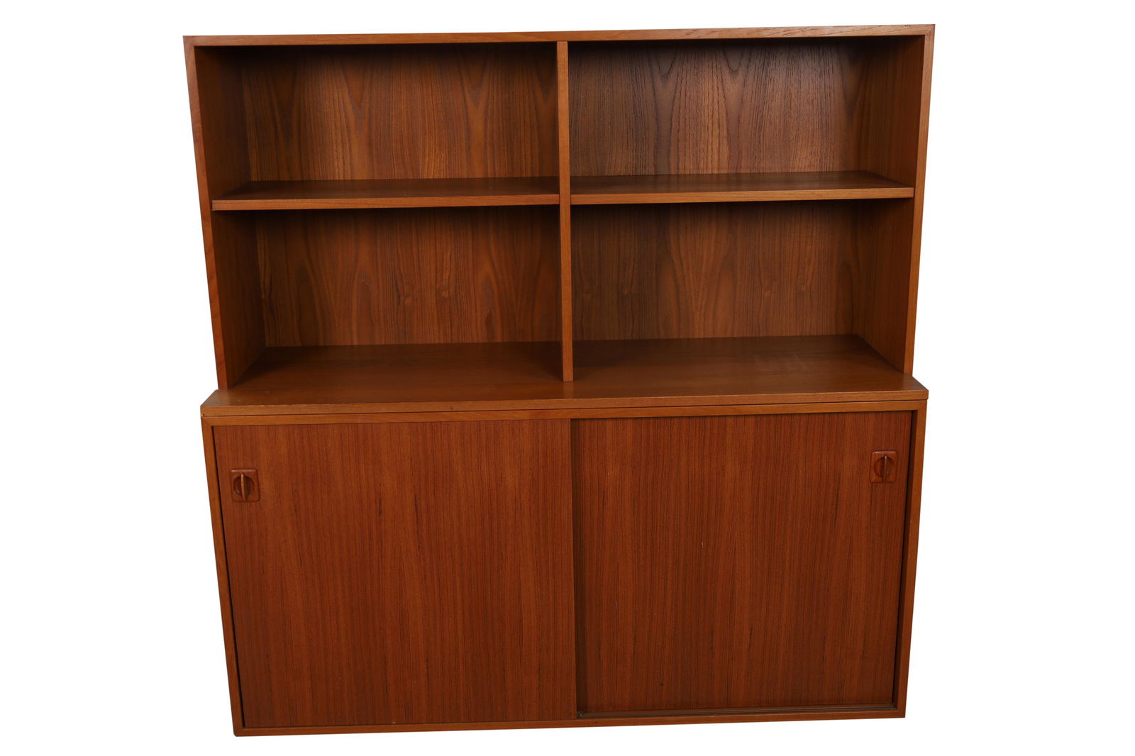 Danish Teak 2 Part Bookcase (1 of 7)