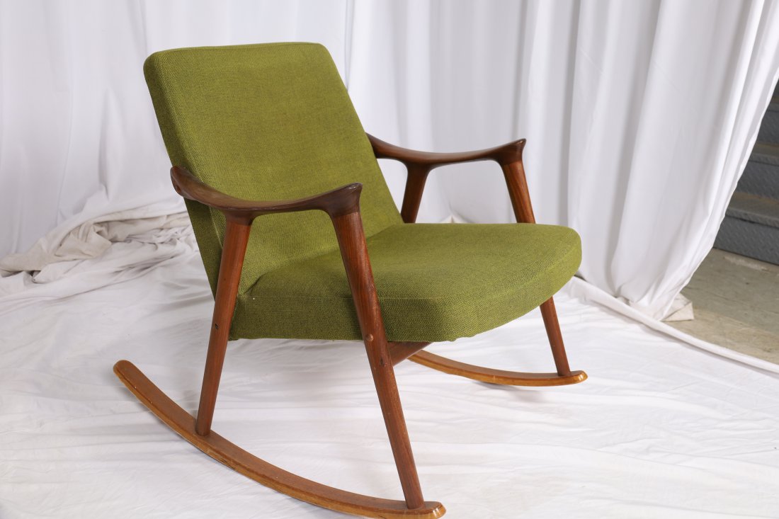 Danish Sculpted Arm Rocker (1 of 6)