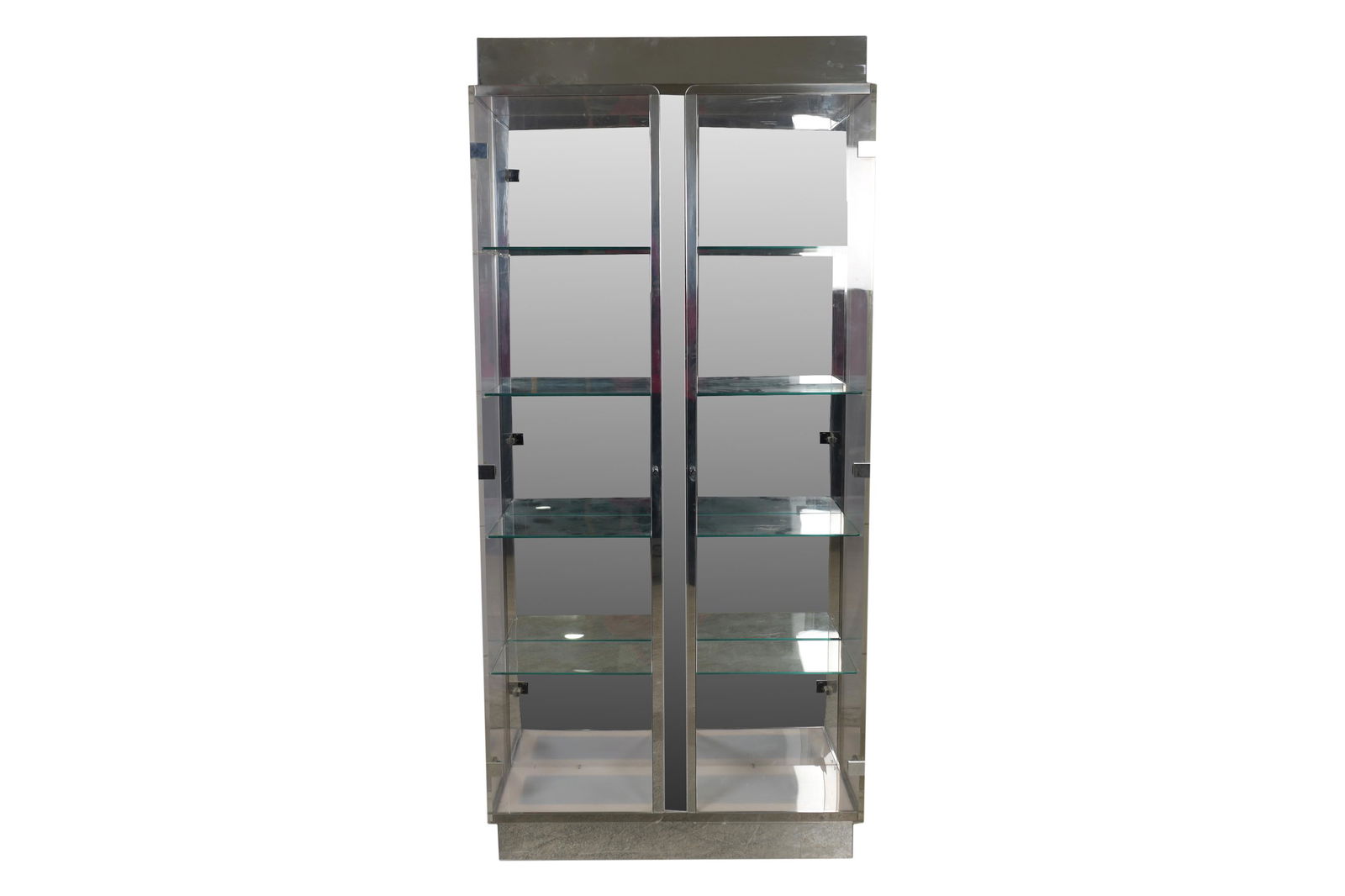 Lucite and Chrome Display Cabinet (1 of 3)