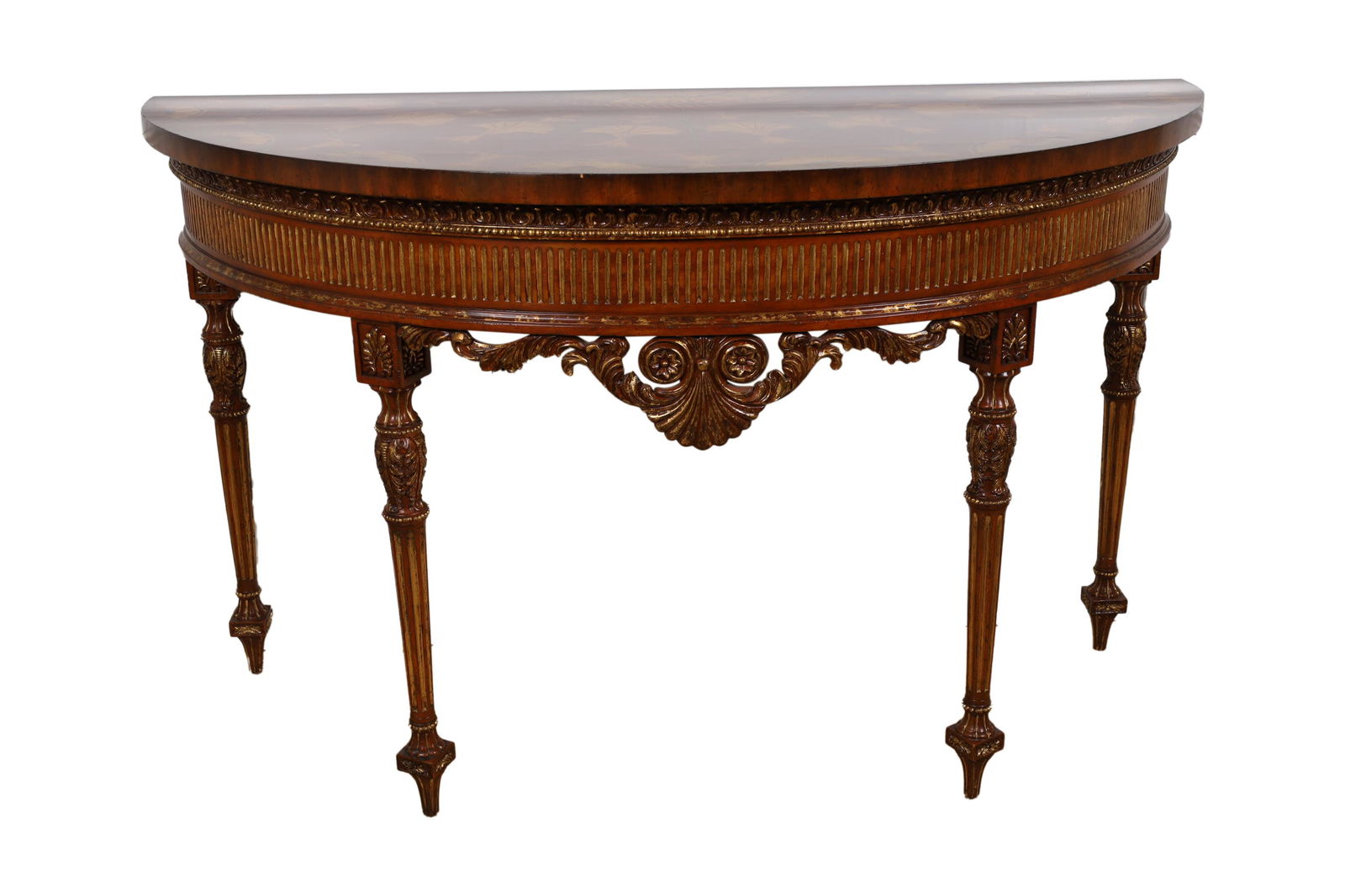 Maitland Smith - Inlaid Demilune Server (1 of 5)