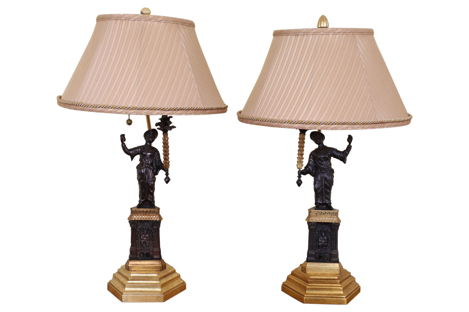 Bronze Figural Lamps - Pair (1 of 3)