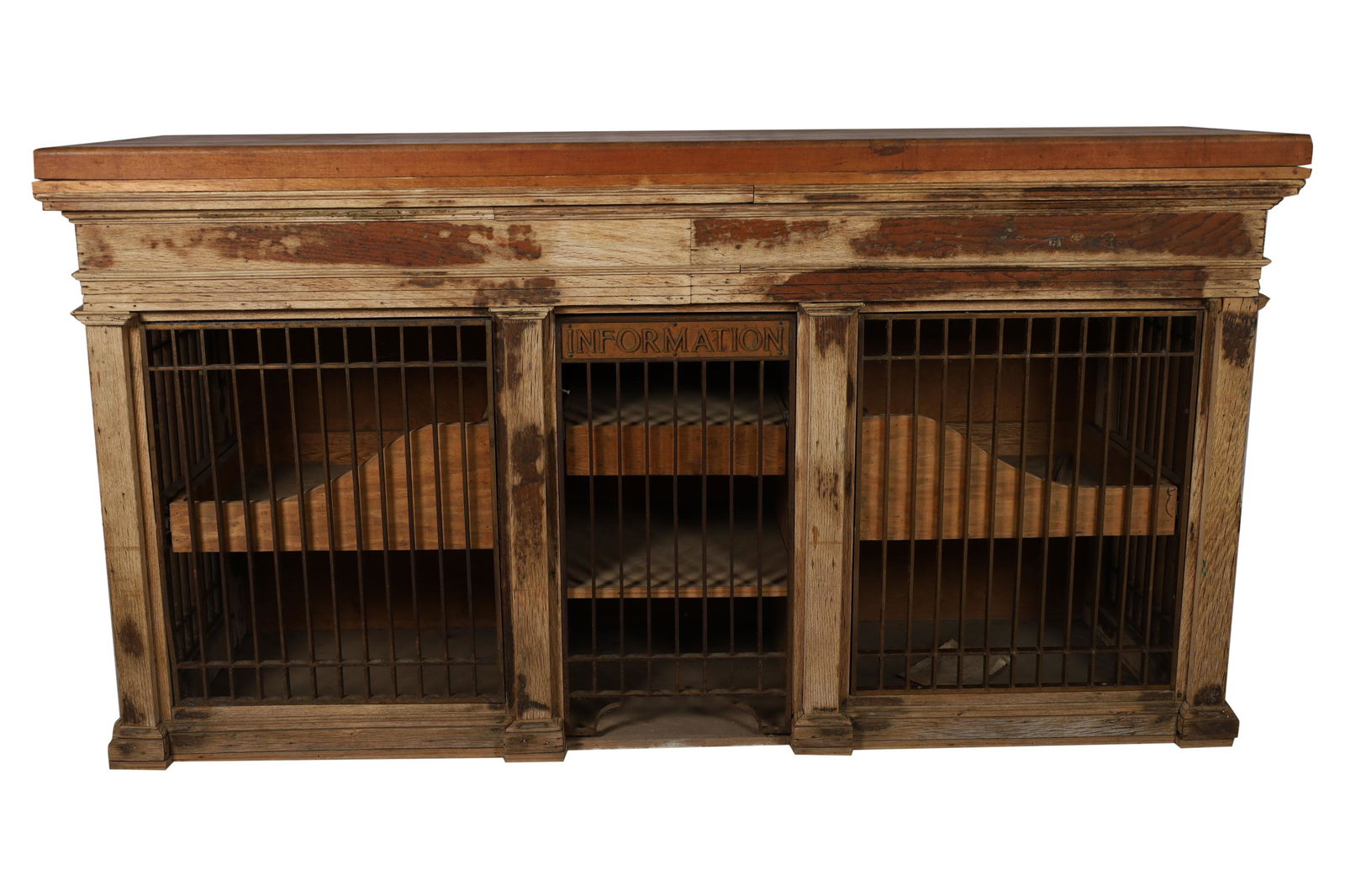 Rare Pennsylvania Railroad PRR Information Booth -Kitchen Island or Bar (1 of 5)