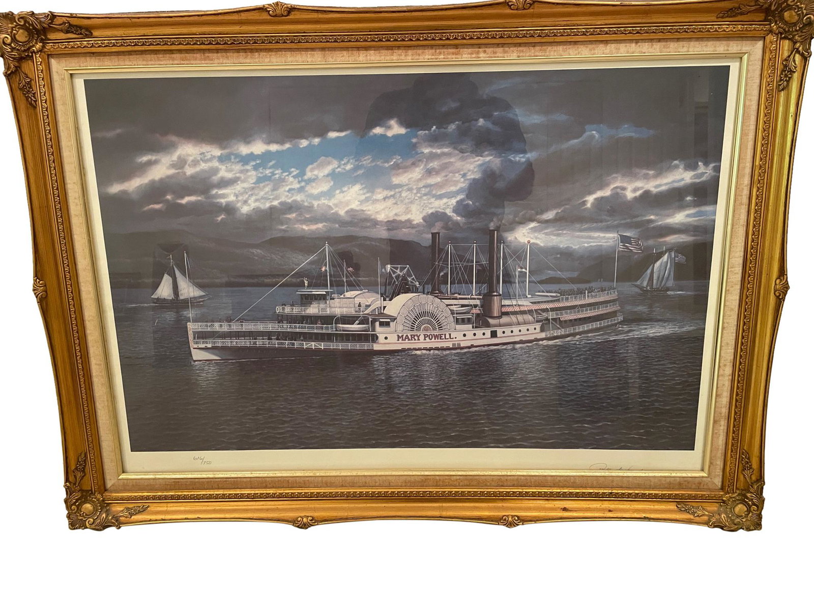 Mary Powell - Print: Mary Powell print signed and numbered. Dimensions - 29" x 42"