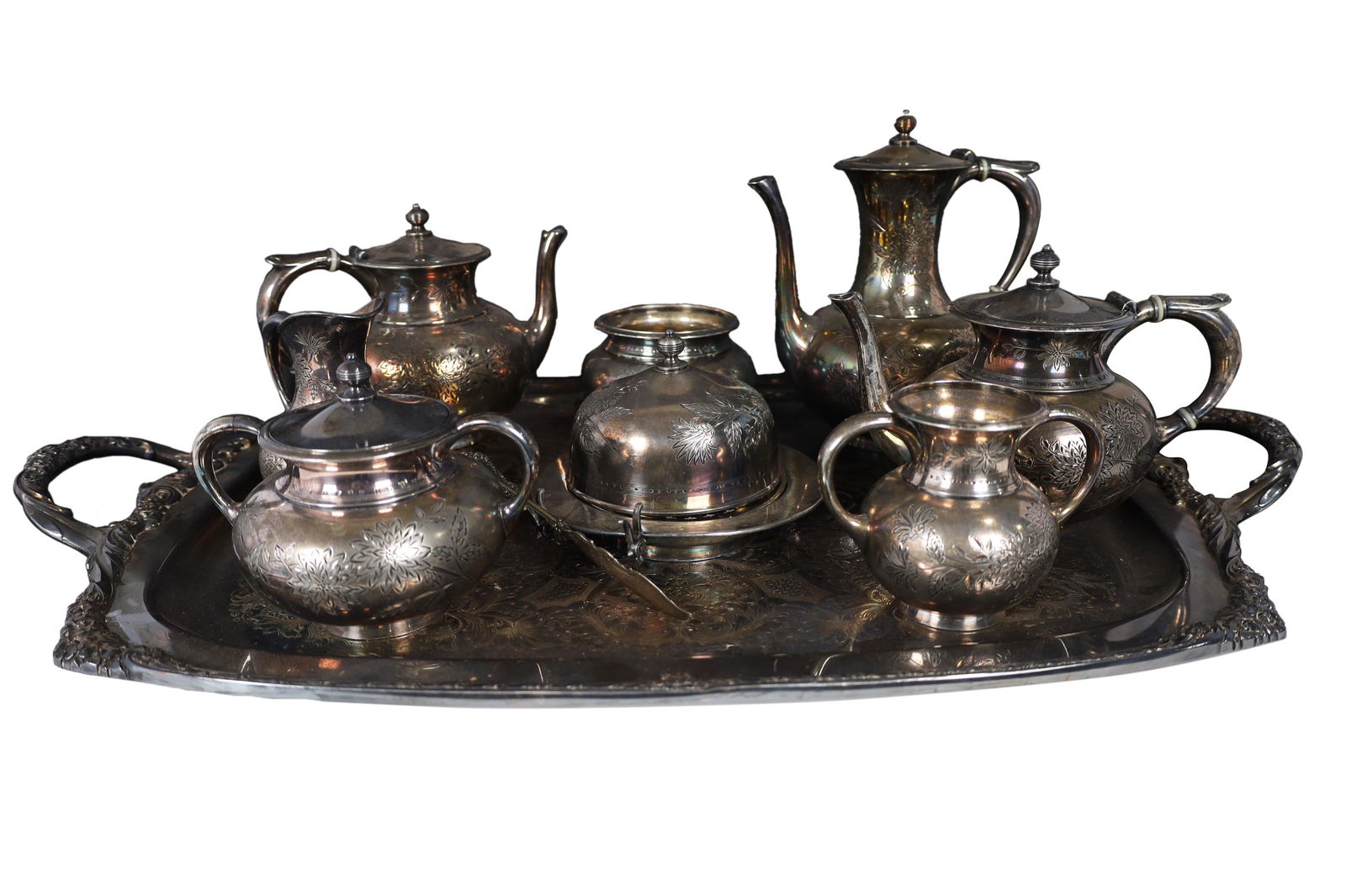 Rogers - Silverplate Tea Set (1 of 6)