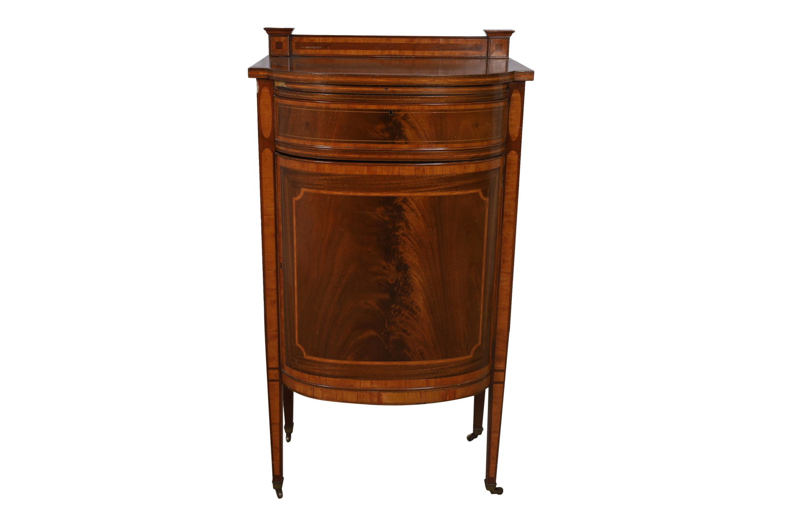 Mahogany Music Cabinet: Mahogany music cabinet. Dimensions - 46" x 25" x 18"