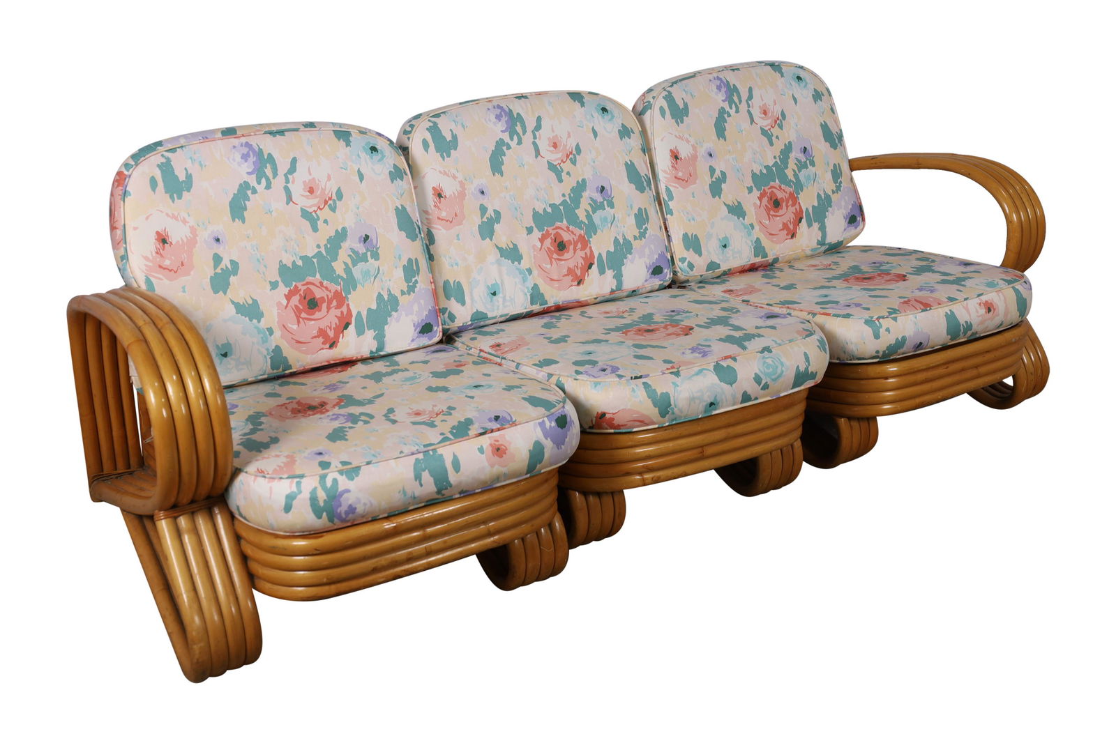 Beverly Hills Rattan Sectional Sofa (1 of 6)