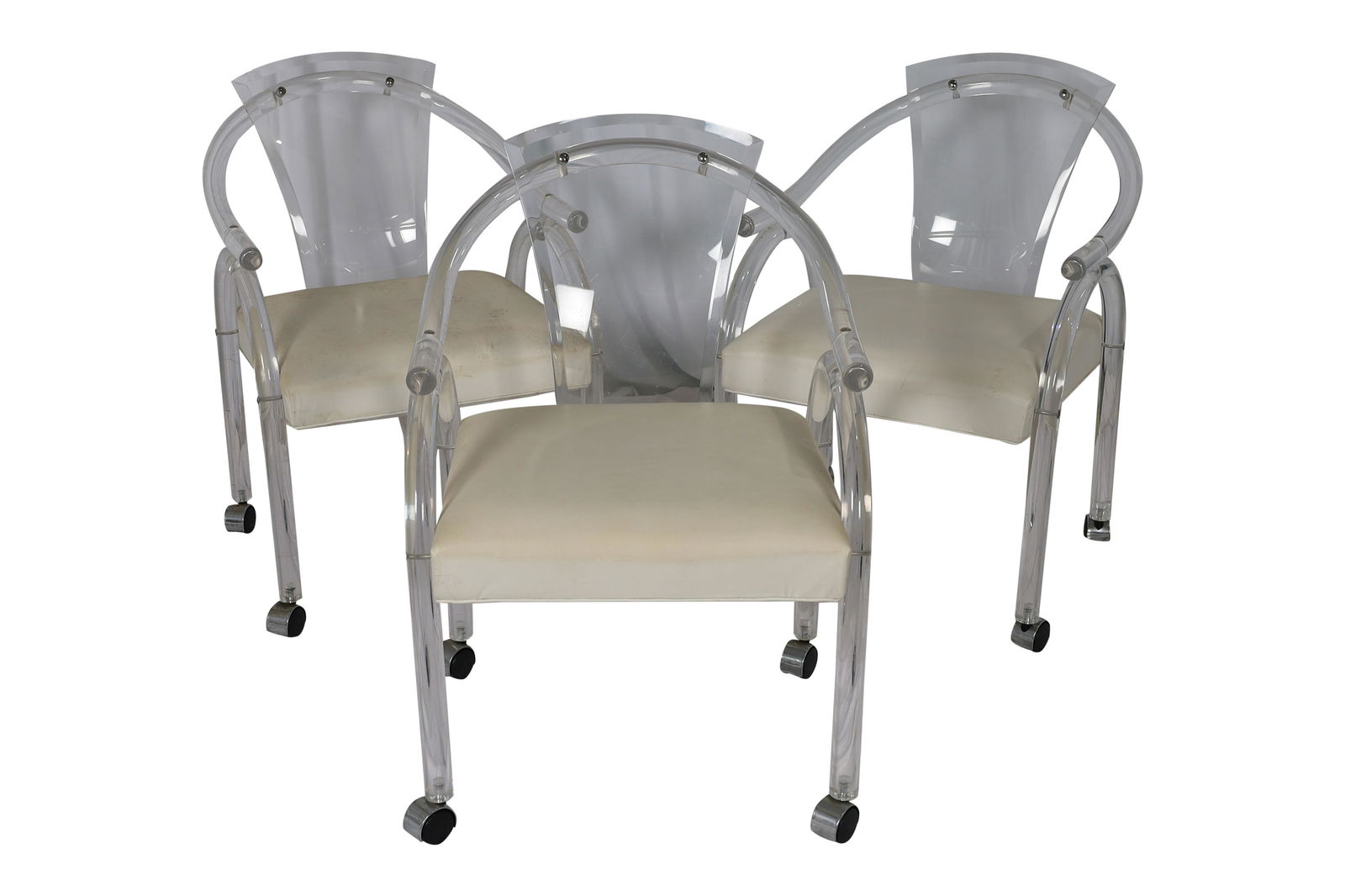 Bent Lucite Arm Chairs - 3 (1 of 4)