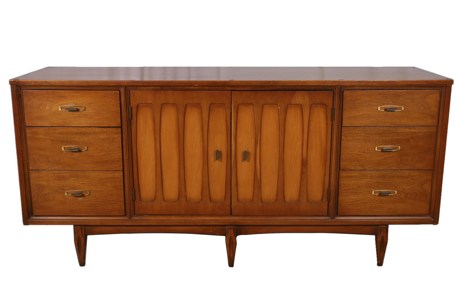 Mid Century Credenza: Mid century credenza. Dimensions in Inches 32x68x19