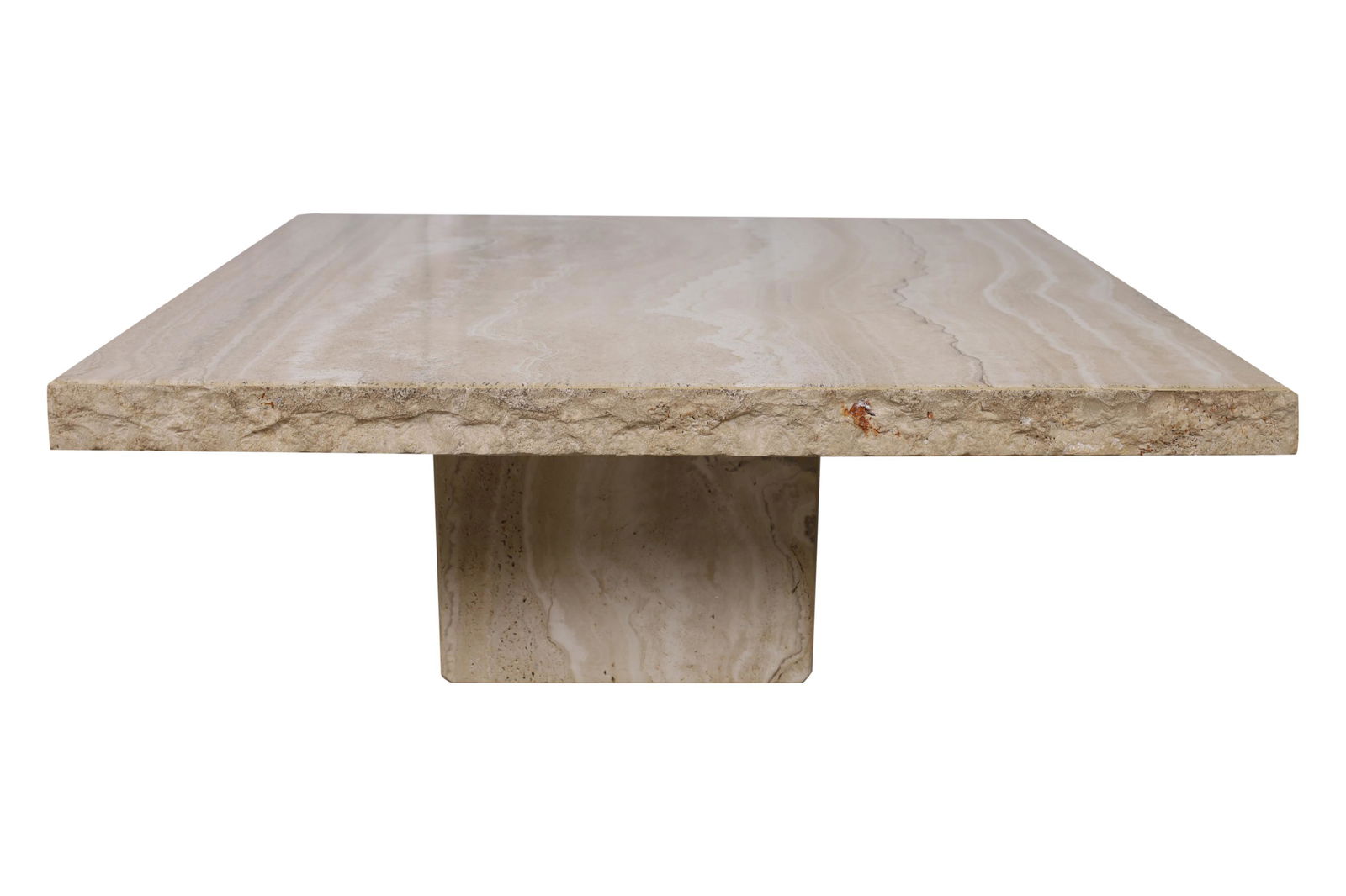 Travertine Live Edge Coffee Table (1 of 4)