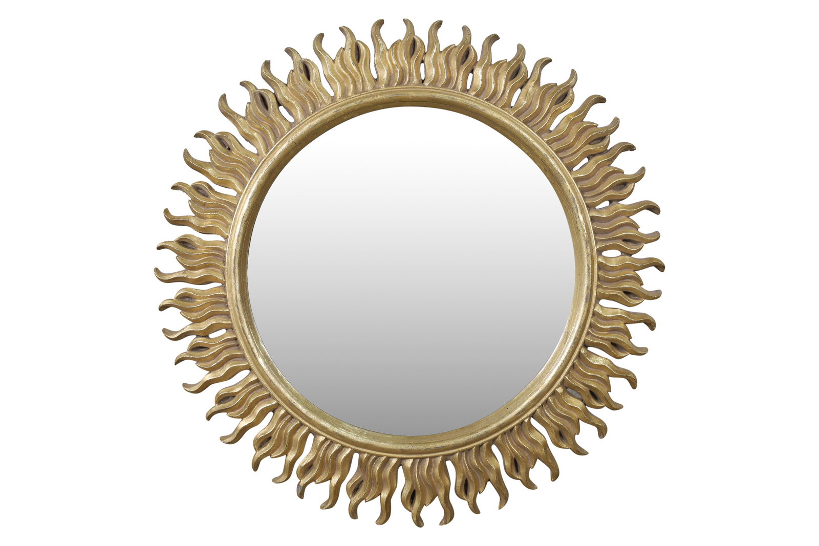 Sunburst Mirror: Sunburst mirror. Dimensions in Inches 25x25