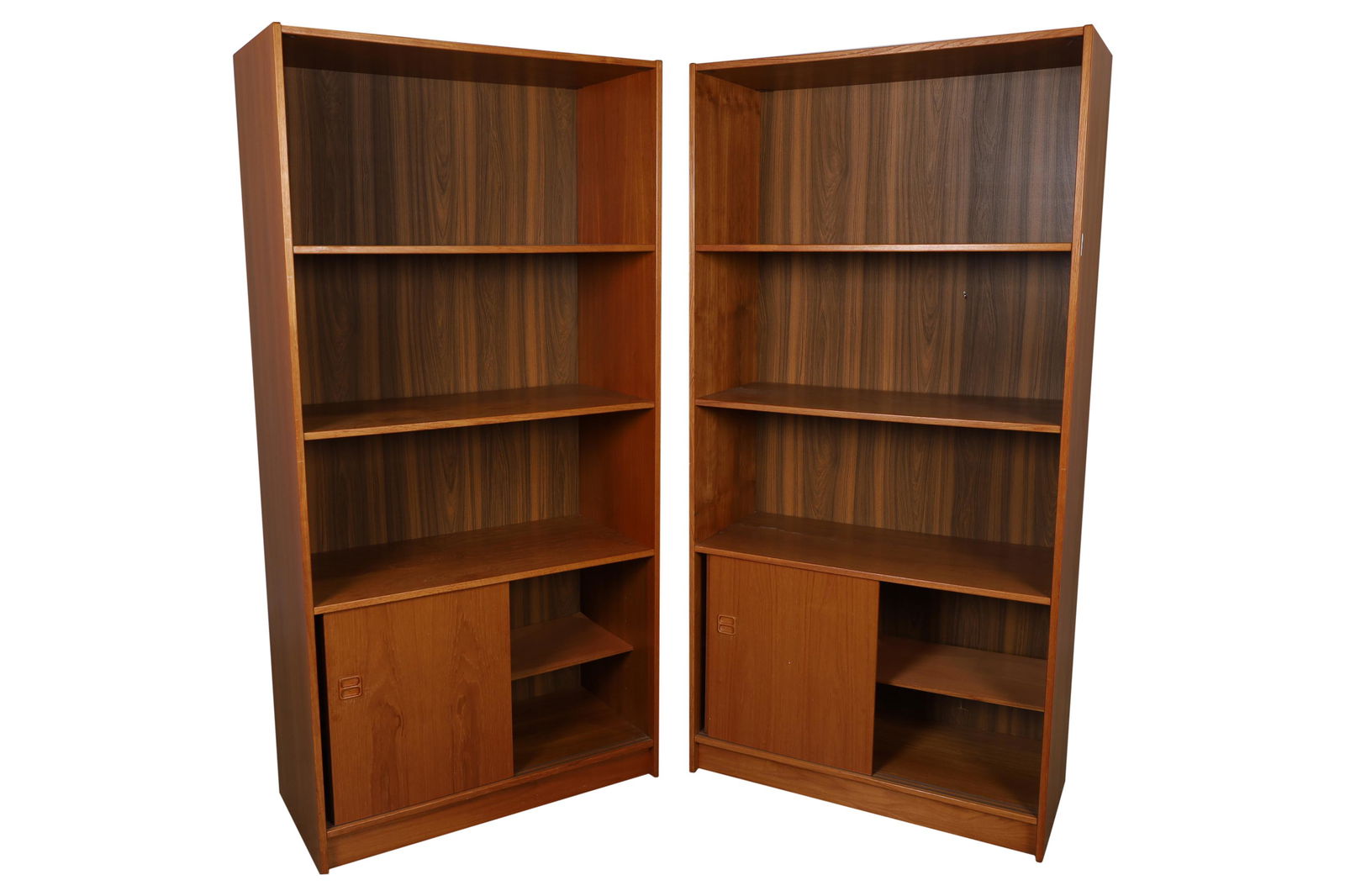 Teak Bookshelves - Pair (1 of 2)